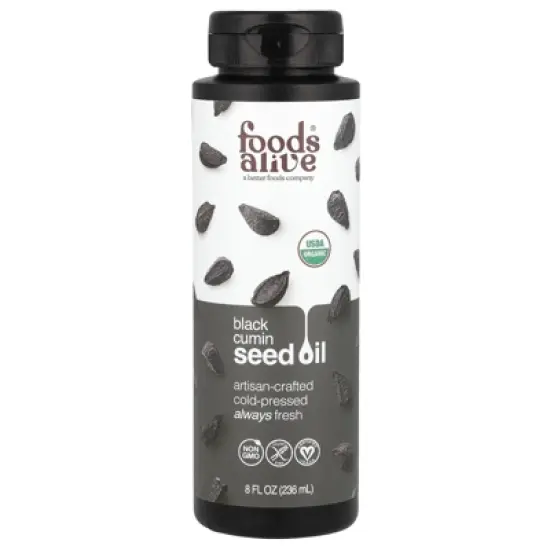 Foods Alive Organic Black Cumin Seed Oil, 8 fl oz (236 ml) image {3}