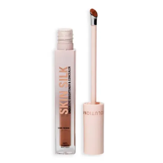 Makeup Revolution Skin Silk Serum Under Eye Brightener & Concealer - 0.13 fl oz image {7}