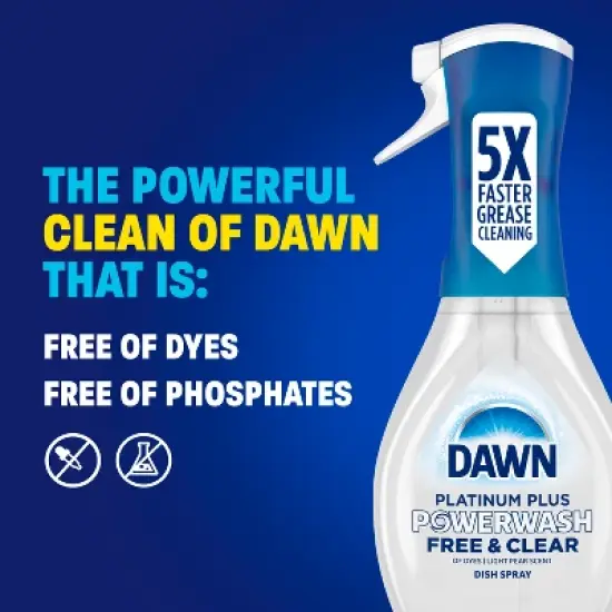 Dawn Platinum Powerwash Spray Starter Kit - Free & Clear - 16 fl oz image {5}