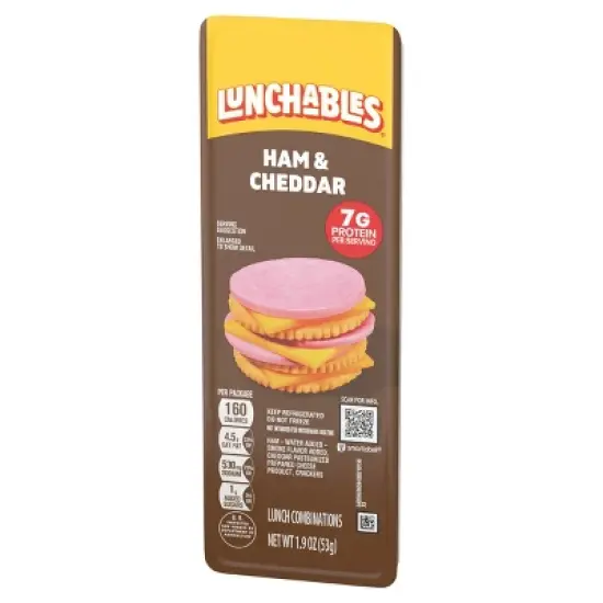 Lunchables Ham, Cheddar, and Crackers - 1.9oz image {8}