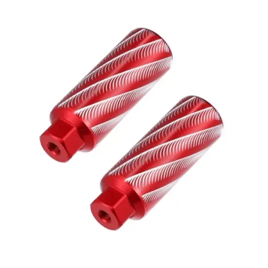 Unique Bargains Universal Aluminum Alloy Axle Rear Foot Pegs for BMX MTB Bike Fit 3/8 Inch 1 Pair image {7}