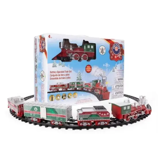 Lionel North Pole Express Battery Operated O-Gauge Train Set: 44-Piece Toy Vehicle Playset image {22}