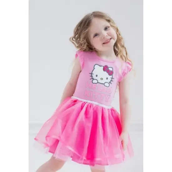Hello Kitty Girls Tulle Dress Little Kid to Big Kid image {6}