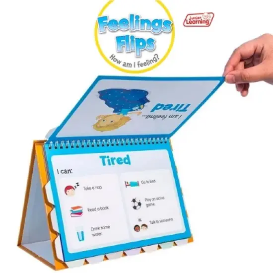 Junior Learning: Flip Chart Feelings Flash Cards image {6}