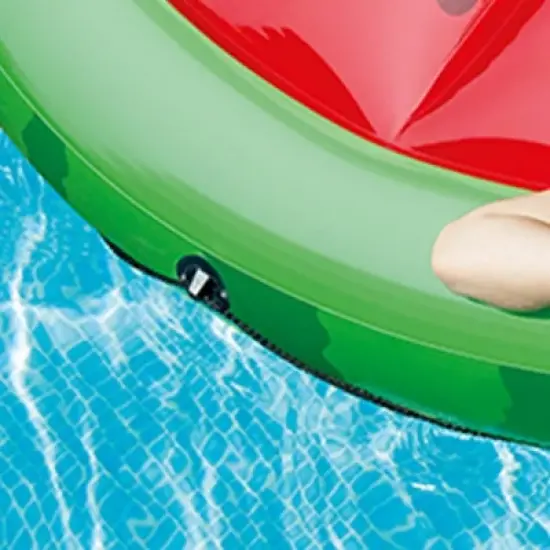Intex Giant Inflatable 72 Inch Watermelon Island Swimming Pool Raft | 56283EP image {4}