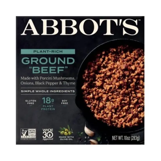 Abbot's Plant Based Vegan Ground Beef - 10oz image {9}