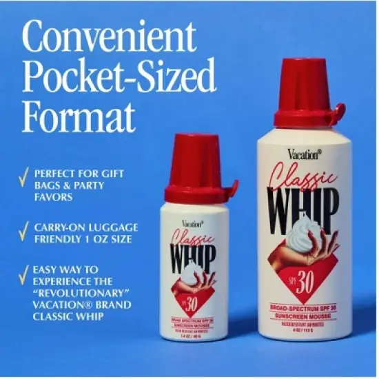 Vacation Classic Sunscreen Whip - SPF 30 - 1.4oz image {2}