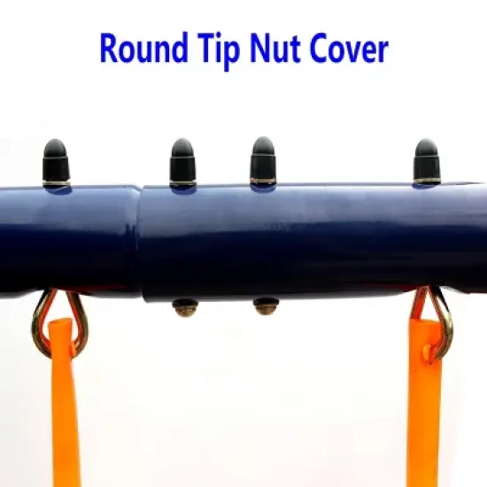 Dexmalle Metal Swing Set Outdoor with Glider for Kids image {5}