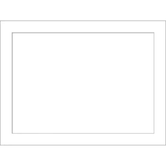 Amanti Art Wedge White Framed Dry Erase Magnetic Board image {14}