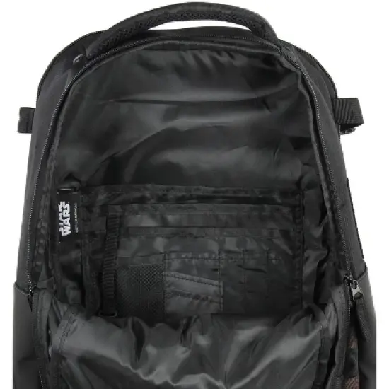 Star Wars The Mandalorian Bounty Hunter Laptop Tech Padded Sleeve Backpack Black image {5}