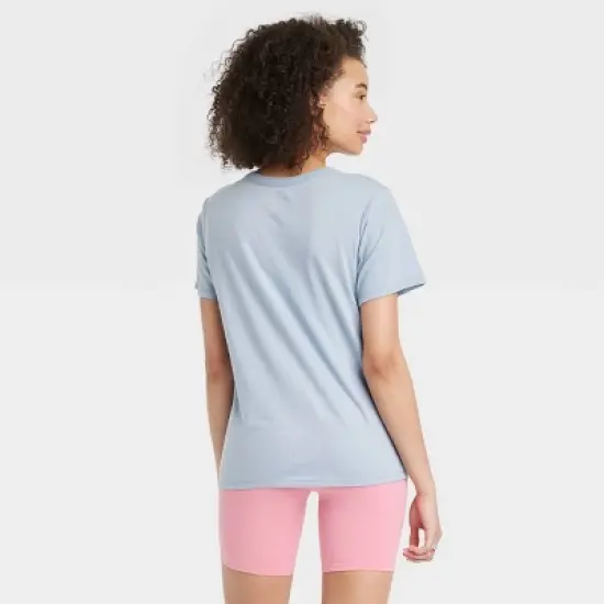 Women's Yellowstone Short Sleeve Graphic T-Shirt - Blue image {1}
