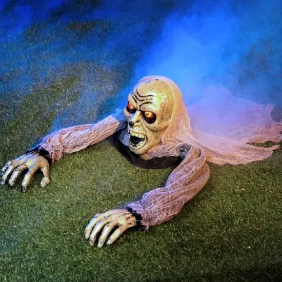 Joyfy Groundbreaking Zombie Halloween Decoration, Climbing Zombie with Sound and Flashing Eyes, Halloween D&eacute;cor for Outdoor Indoor image {1}