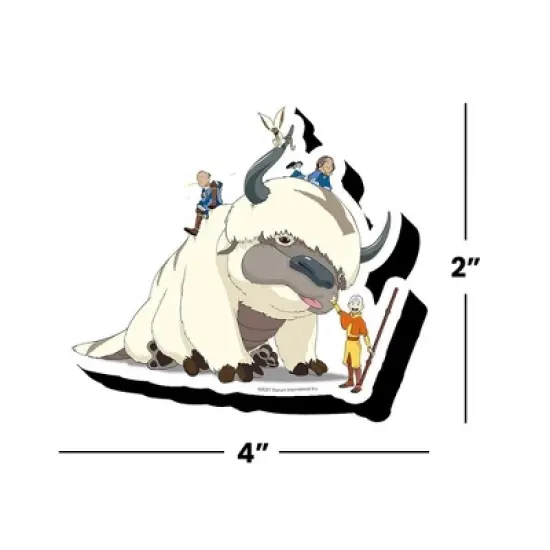 NMR Distribution Avatar The Last Airbender Appa & Gang Funky Chunky Magnet image {3}