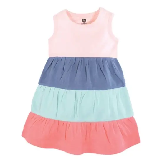 Hudson Baby Girl Cotton Dresses, Multicolor Sea Shells image {2}