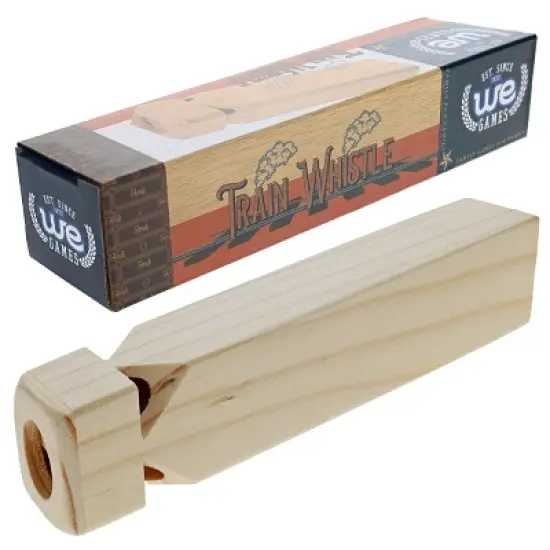 WE Games Old Fashioned Wooden Train Whistle image {6}