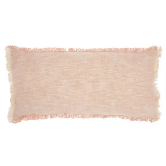 14"x30" Life Styles Woven Fringe Lumbar Throw Pillow - Mina Victory image {7}
