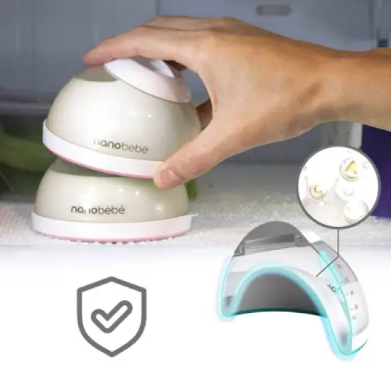 nanobebe Baby Bottle Starter Set with Warmer & Pacifier image {3}