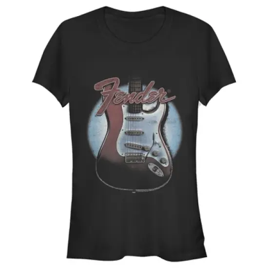 Junior's Fender Guitar Spotlight Logo T-Shirt image {3}