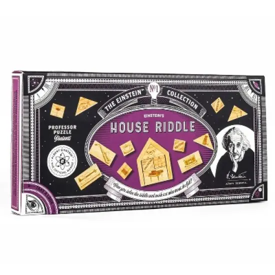 Professor Puzzle USA, Inc. Einsteins House Riddle 3D Brain Teaser Puzzle image {5}