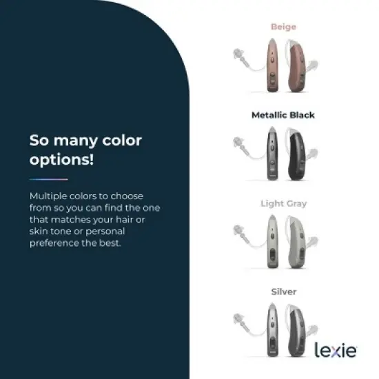 Lexie Lumen - Self-fitting OTC Hearing Aids for Adults and Seniors| Replaceable Batteries, Noise Reduction and Self-Fit Solution image {8}