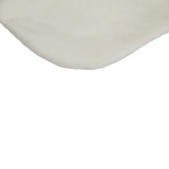 Northlight 20" Gold and White Reversible Sequin Cuff Christmas Stocking image {5}