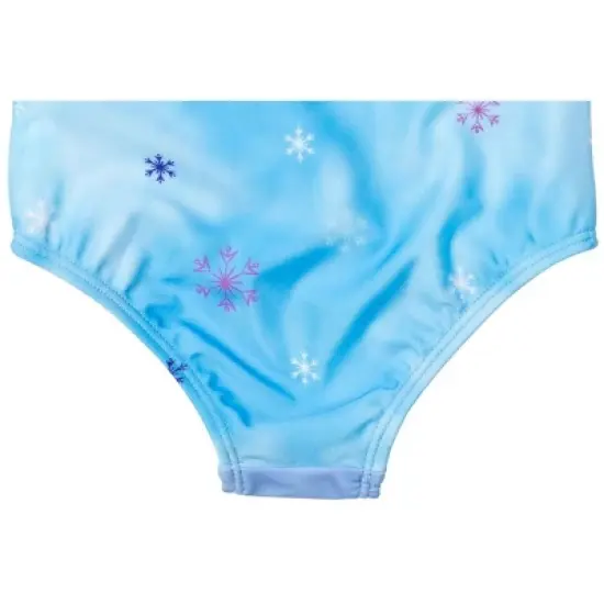 Disney Frozen Elsa Anna Girls One Piece Bathing Suit Little Kid to Big Kid image {7}