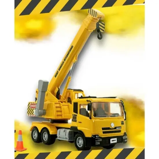 Big Daddy Extra Large Crane Toy Truck Extendable Arms & Lever to Lift Crane Arm image {3}