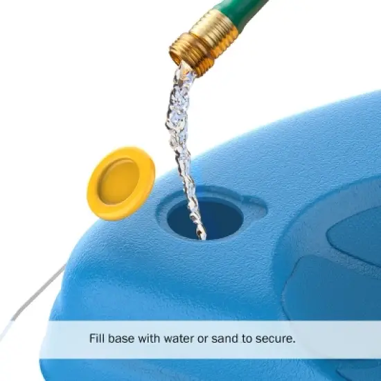 Toy Time Soccer Rebounder- Reflex Training Set with Fillable Weighted Base and Ball with Adjustable String Attached image {4}