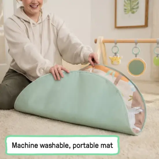 Ingenuity Wonder & Wood Toy Arch & Play Mat image {5}