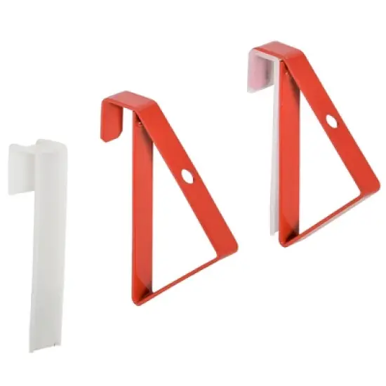 HOMCOM 53" Gaming Desk, Racing Computer Desk with Monitor Shelf, Gamepad Rack, Cup Holder, Headphone Hook, and Cable Basket, Red image {5}