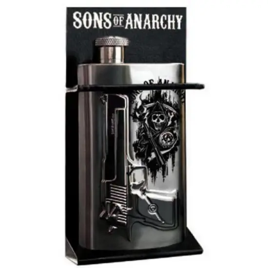 Just Funky Sons of Anarchy Logo 6 oz. Flask image {3}