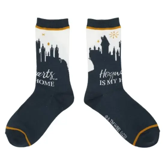 Harry Potter Home At Hogwarts 5-Pair Women's Casual Crew Socks image {2}