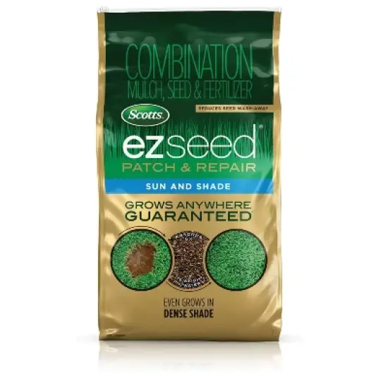 Scotts EZ Seed Sun & Shade 10lb: Patch & Repair, Tackifier, Quick Germination image {10}
