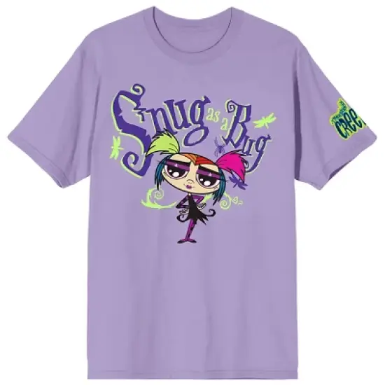 Growing Up Creepie Snug As A Bug Crew Neck Short Sleeve Purple Haze Women's T-shirt image {3}