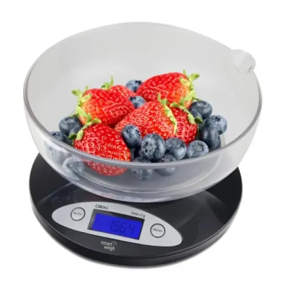 Smart Weigh Digital Scale with Removable Bowl - 11lbs image {8}