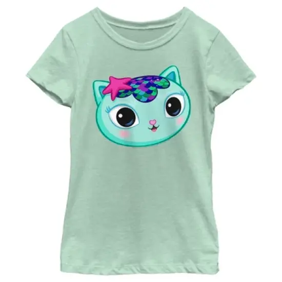 Girl's Gabby's Dollhouse Mercat Big Face T-Shirt image {3}