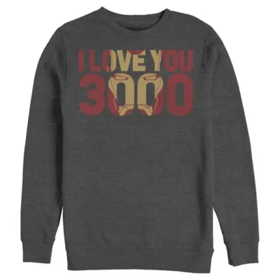Men's Marvel Iron Man Forever Love 3000 Sweatshirt image {3}