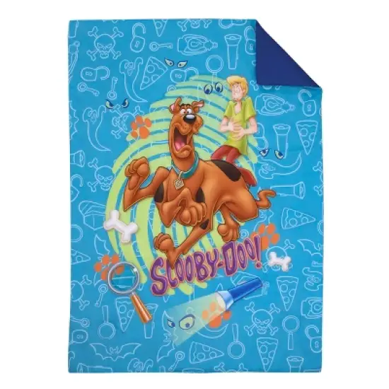 Warner Brothers Scooby Doo - Scooby Dooby Doo Blue, Green, Brown and Orange 4 Piece Toddler Bed Set image {1}