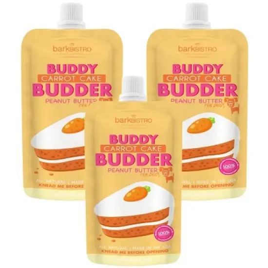 3 Pack Carrot Cake Squeeze Pack Buddy Budder (4oz) image {7}