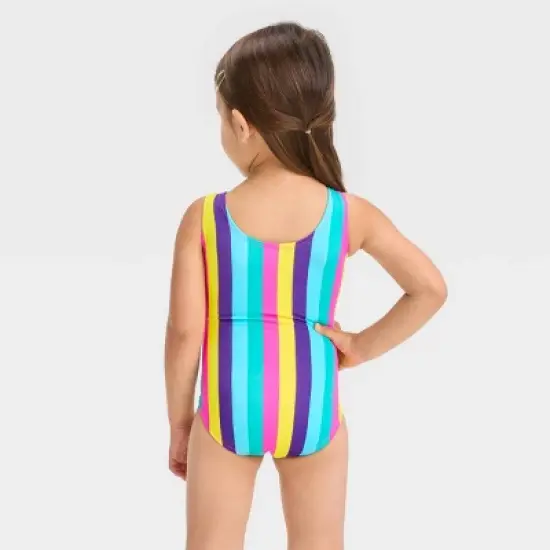Toddler Girls' Striped Belted One Piece Swimsuit - Cat & Jack&trade; image {2}