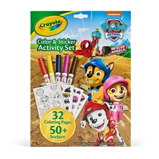 Crayola Paw Patrol Color & Sticker Activity Set image {7}