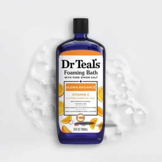 Dr. Teals - Foaming Bath with Pure Epsom Salt & Citrus Essential Oils, 34 Oz image {2}