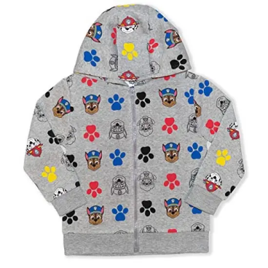 Nickelodeon Boy's 2-Pack Let's Roll! Paw Patrol Pullover Sweatshirt and Zippered Hoodie Set For Toddlers image {2}