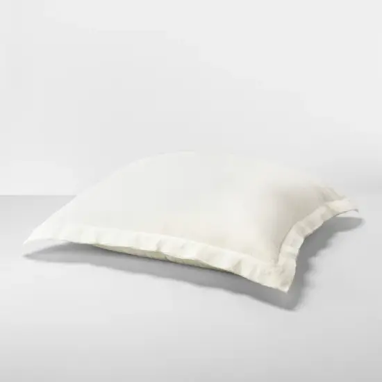 26"x26" Cotton & Linen Blend Euro Pillow - Hearth & Hand&trade; with Magnolia image {1}