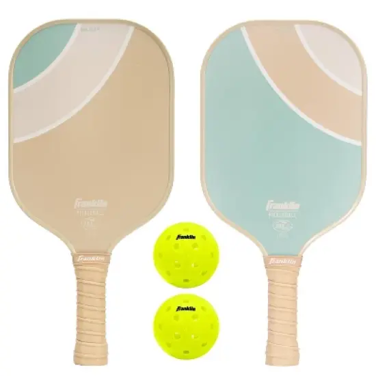 Franklin Sports 2 Player Poly Pro Pickleball Set with Balls image {9}