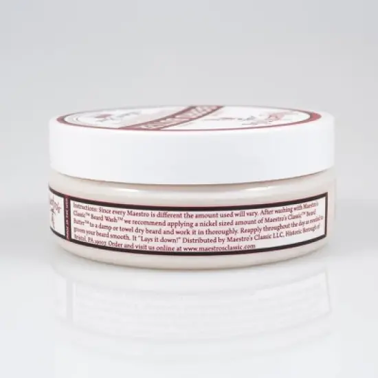 Maestro's Classic Beard Butter Modest Blend &ndash; 6.0oz image {3}