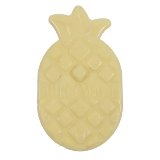 Bullymake Yellow Pineapple with Bacon Flavor Tough Chew Dog Toy image {3}