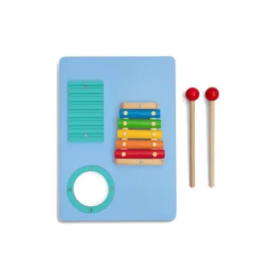 Delta Children Bluey Compact Play and Learn Sensory Table for Kids' Includes Musical Instruments - 8pc image {11}