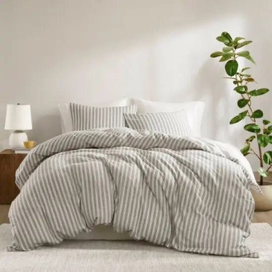 NicBex 3 PCS Sheet Set,Stripe Design Duvet Cover Set with 1 Duvet and 2 Shams,Bedding Sets for Women,Men,Kids,Teens,Machine Washable image {1}