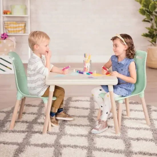 3pc Kid Century Modern Table and Chair Set - B. Spaces image {1}